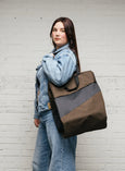 Mud & Black LARGE The New Tote Bag