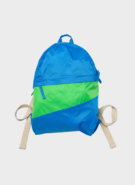 Wave & Greenscreen MEDIUM The New Foldable Backpack