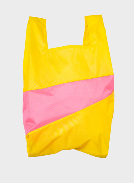 Margnotapoki stór - TV Yellow & Fluo Pink