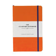 Stamford minnisbók - The Woven Cloth Notebook 13,5X21CM ( Tangerine ) - Appelsínugul