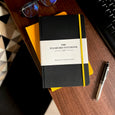 Stamford minnisbók - The Woven Cloth Notebook 17 X 23,5CM (Noir) - Svört