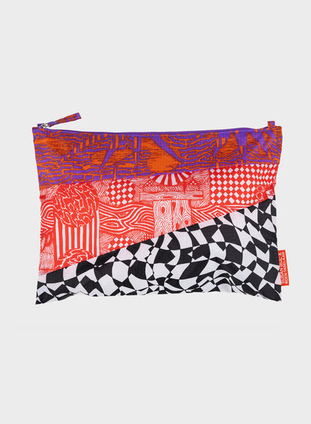 Pouch - medium - kiki bouba red