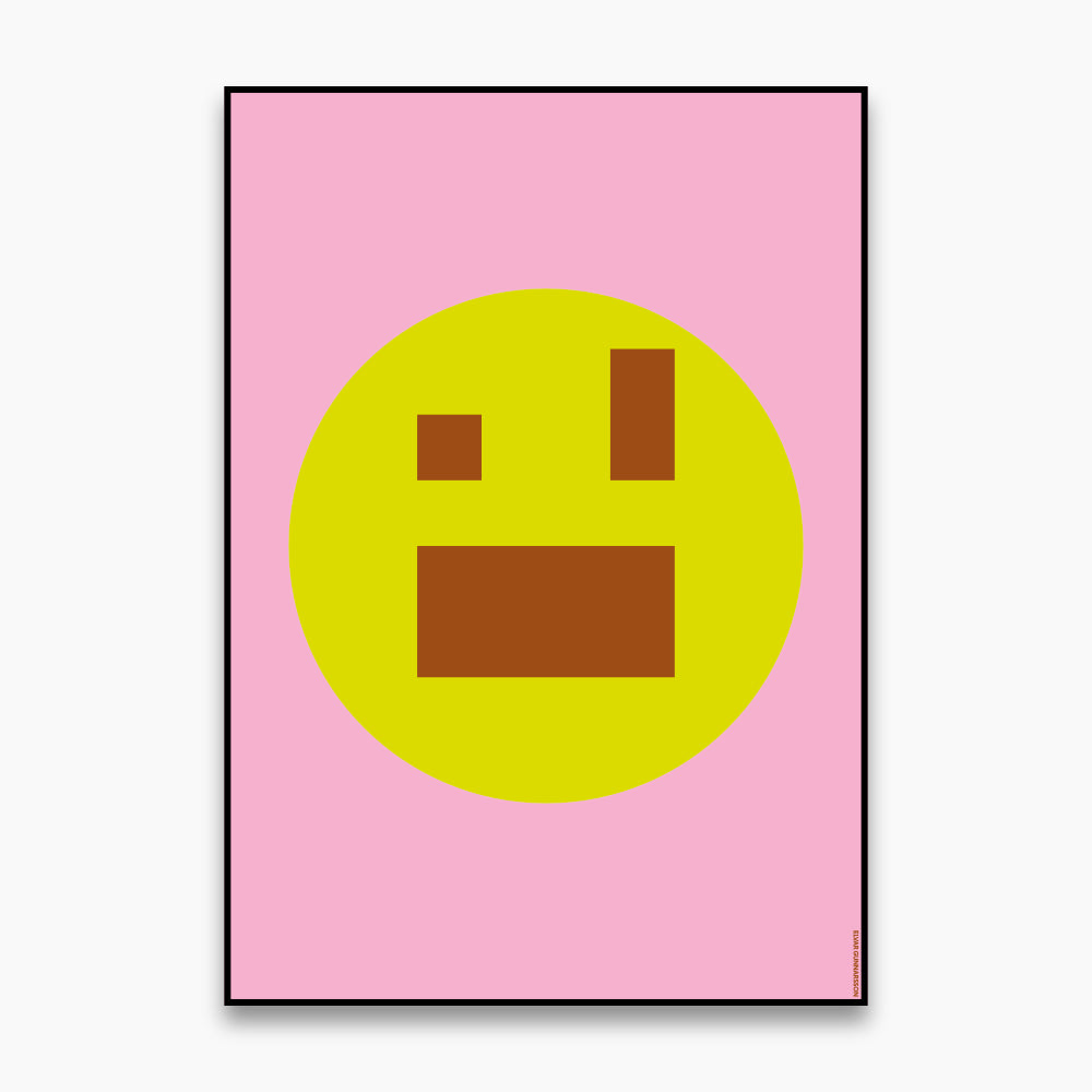 Emotions plakat 50X70 - Bleikt