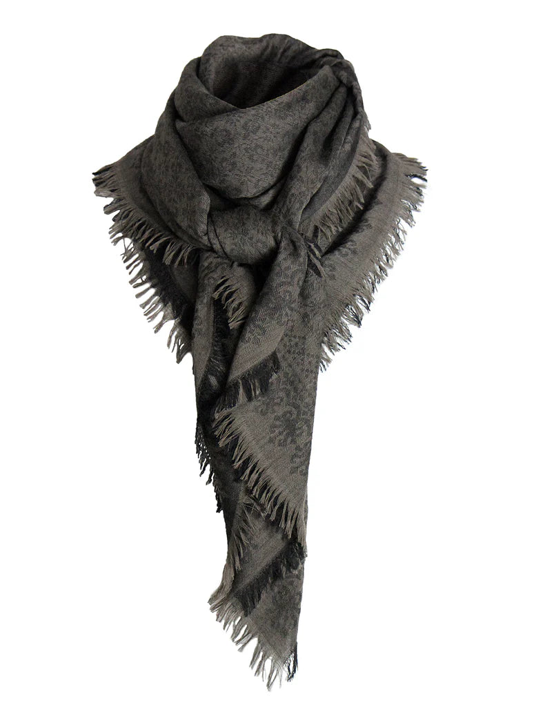 Ból sjal svart/olífu