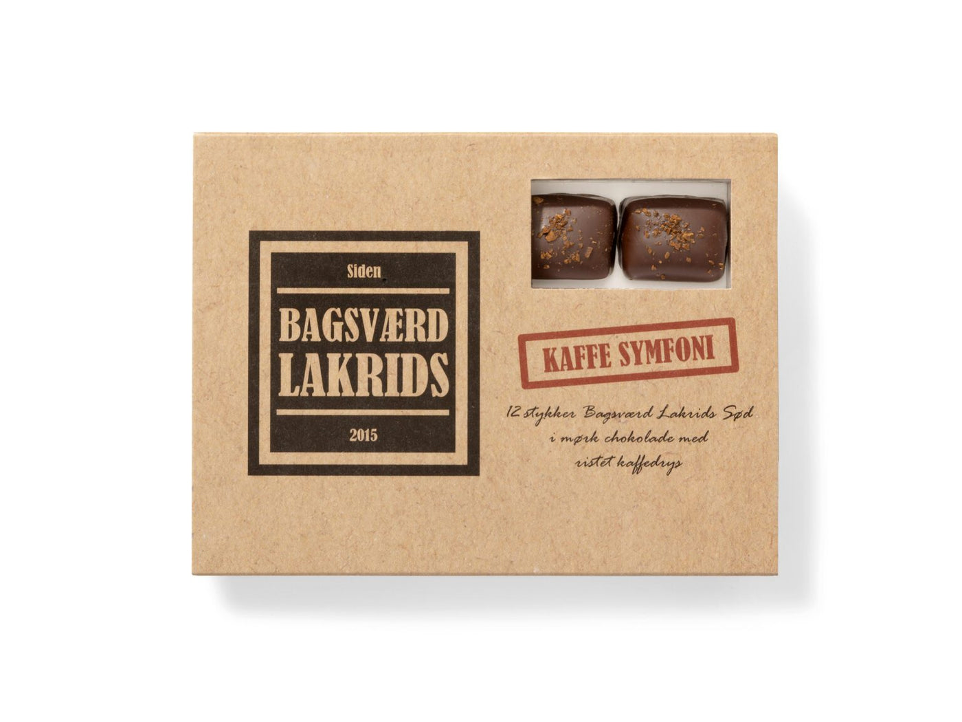 Lakkrís konfekt "Kaffe symfoni" 125gr