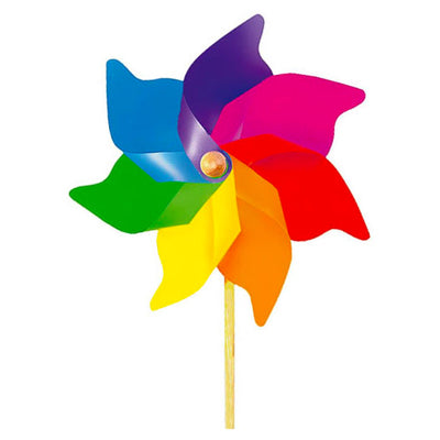 Pinwheel regnboga 20cm