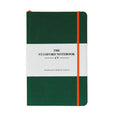 Stamford minnisbók - The Woven Cloth Notebook 13,5X21CM  ( Bottle green )  - Flöskugræn