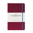 Stamford minnisbók - The Woven Cloth Notebook 17 X 23,5CM  (Wine) - Vínrauð