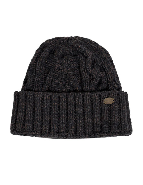 Svört brún tweed