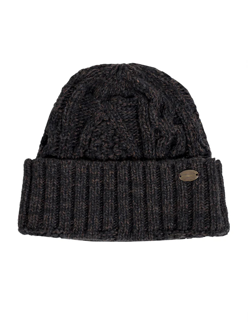 Svört brún tweed