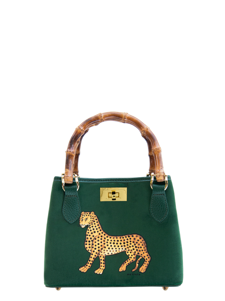 Flauel Bamboo veski grænt Jewel