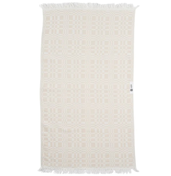 Stórt handklæði beis