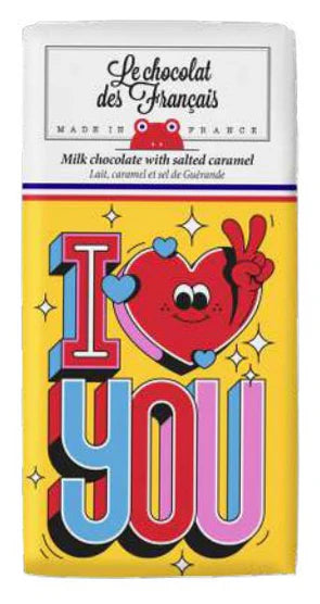 Ilove you / 80gr milk with salt caramel