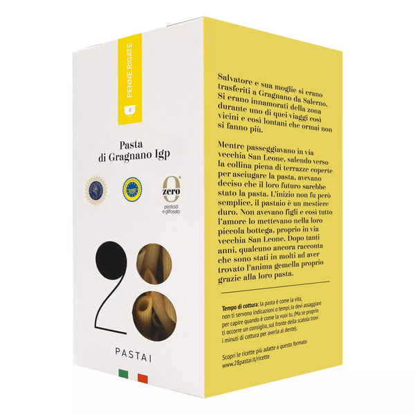 28 Pastai Gragnano PGI Pasta - Penne Rigate , 500g