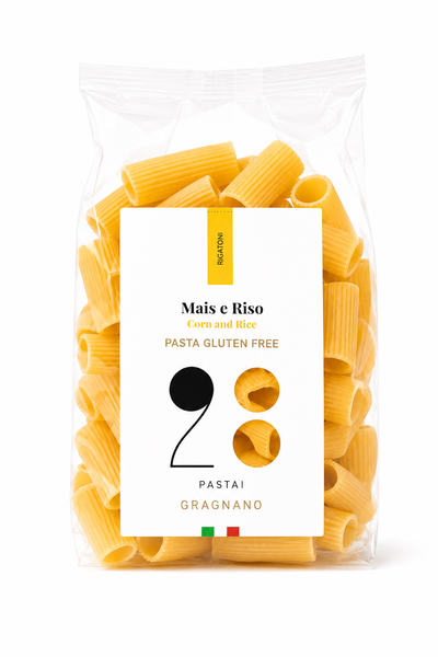 28 Pastai Gragnano glútenfrítt Pasta - Rigatoni , 250g