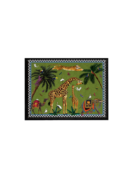 Flying tiger bakki grænn (18X14cm)