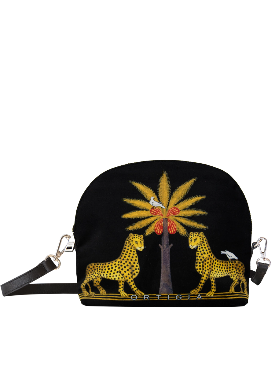 Flauel Axlartaska svört