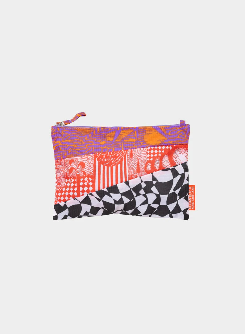 Pouch - large -kiki boua red