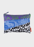Pouch - large -kiki boua blue