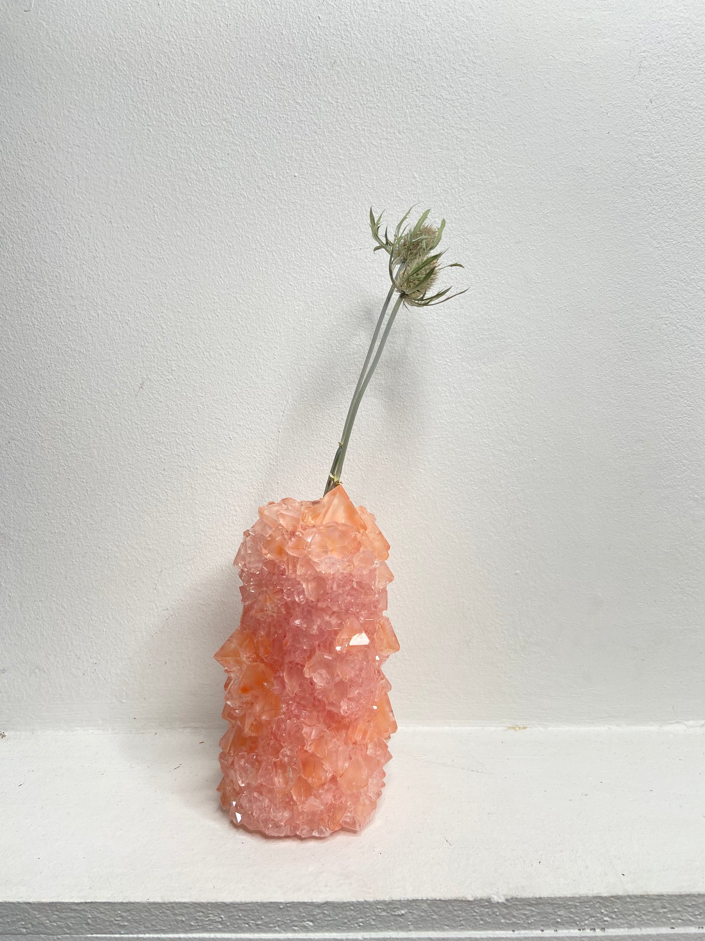 Appelsinugulur Chrystal vase mini no9